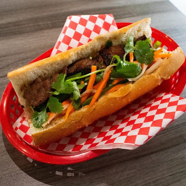 B1. Bánh Mì Thịt Nướng / Chargrilled Pork Sandwich.